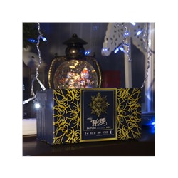 Гирлянда «Бахрома» 3×0.6 м, IP44, УМС, прозрачная нить, 160 LED, свечение бело-синее, мигание, 220 В