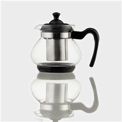 Чайник заварочный «Мелодия», 750 мл, с металлическим ситом, стекло, МИКС