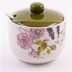 60259 Сахарница 3пр 520мл Розовый сад доломит LR (х36)