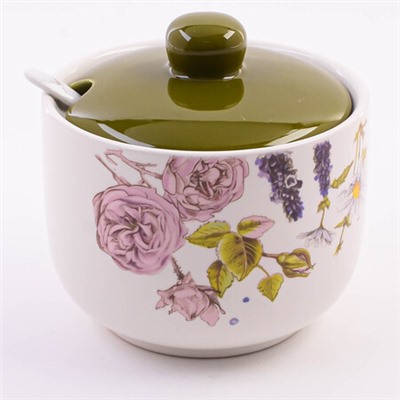 60259 Сахарница 3пр 520мл Розовый сад доломит LR (х36)