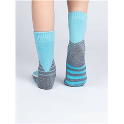 Термоноски трикотажные для девочек (низкие махровые)