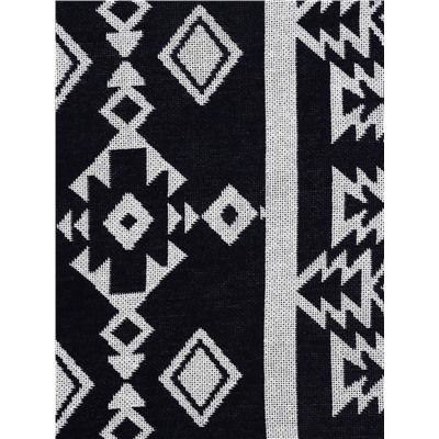 Плед с бахромой «Этель. Этника», 130×180 см, серый