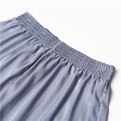 Пижама женская (рубашка, шорты) KAFTAN «Полоска», размер 40-42, голубая