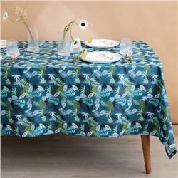 Скатерть «Этель. Папоротник», 149×180 см, 80% хлопок, 20% п/э, сатин 110 г/м²