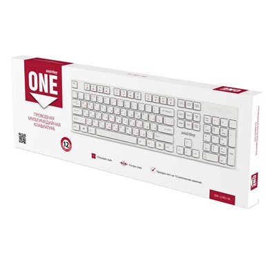 Клавиатура Smart Buy SBK-238U-W ONE мембранная USB (white)