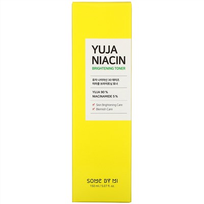 Some By Mi, Yuja Niacin, осветляющий тоник, 150 мл (5,07 жидк. унции)