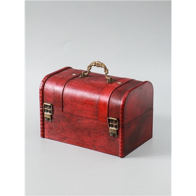 УЦЕНКА Набор шкатулок для украшений дерево «Сундук. Винтаж», 3 шт.: 10.5×7.5×7.5 см; 17×9.5×10 см; 19.5×13×13 см 382