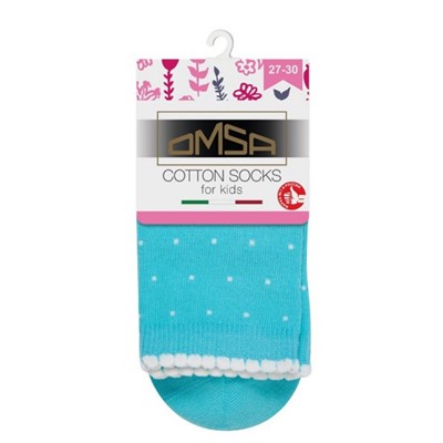 Носки детские, Omsa, 22P31 в горошек