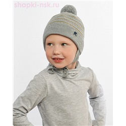 21906 B-W Шапка для мальчика (46-54)