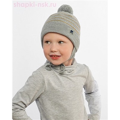 21906 B-W Шапка для мальчика (46-54)