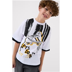 Фуфайка трикотажная для мальчиков (футболка) PLAYTODAY, 1240290