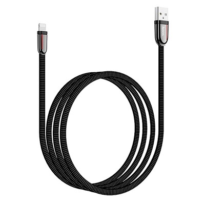 Кабель USB - Apple lightning Hoco U74 12W 120см 2,4A  (black)