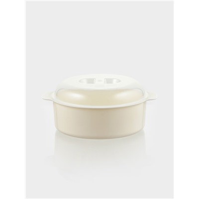 Кастрюля для СВЧ-печи Полимербыт, 2.1 л, пластик, МИКС