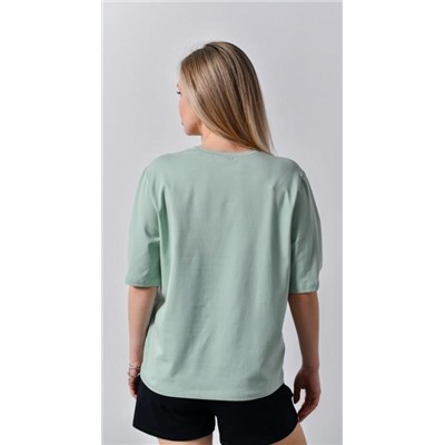 Фуфайка (футболка) Гретта-2 (Светло-зеленый)