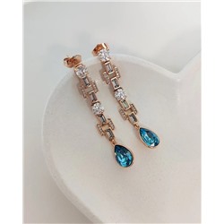 Серьги с кристаллами Swarovski