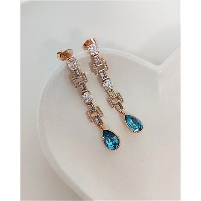 Серьги с кристаллами Swarovski