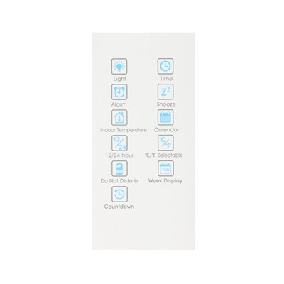 Часы - будильник электронные настольные: календарь, термометр, таймер, USB