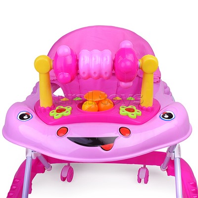 Ходунки "Веселая карусель" (цвет розовый)