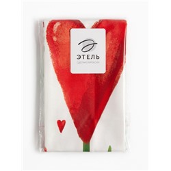 Полотенце «Этель. Цветы», 40×73 см, 100% хлопок, саржа 190 г/м²