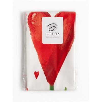 Полотенце «Этель. Цветы», 40×73 см, 100% хлопок, саржа 190 г/м²