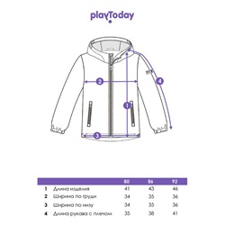 Куртка детская текстильная с полиуретановым покрытием для мальчиков (ветровка)