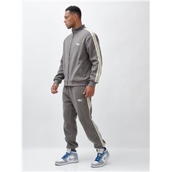 Спортивный костюм мужской демисезонный на флисе серого цвета 330Sr