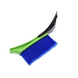 Щетка сметка, со скребком, Oktan, мягкая ручка, 54 см, зеленый