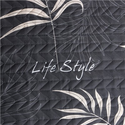 Покрывало евро Экономь и Я "Пальмовые листья" 200*210±5см, 100% полиэстер, 190гр/м2