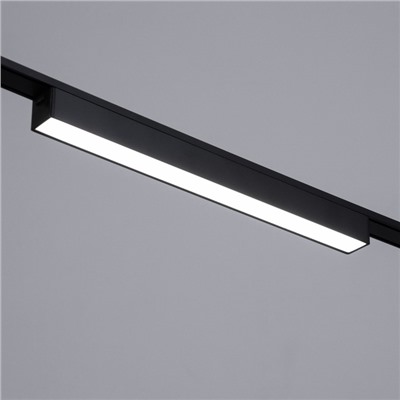 Светильник трековый ULTRA «Линия», светодиодный, 10 Вт, 48 В, 3000K-5700К, CRI90, 31.5×2.6×2.4 см, чёрный