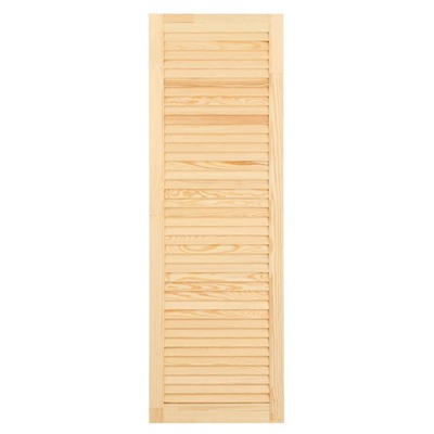 Жалюзийная дверь для бани и сауны, 120.5×39.4 см, хвоя