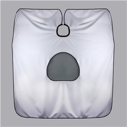 Пеньюар парикмахерский, с окном, белый