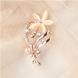 Брошь Пёрышки / 38B-9-20 /уп 912/