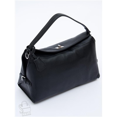 Сумка женская кожаная 1026L black Polina&Eiterou  в Новосибирске