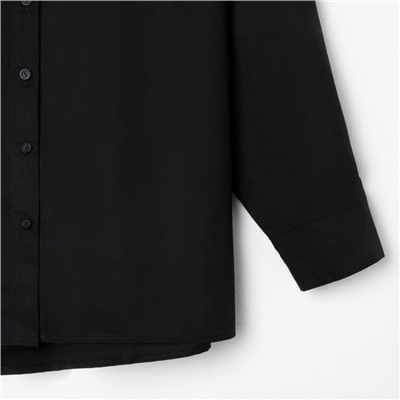 Рубашка женская MIST: Classic Collection, размер 50, чёрная