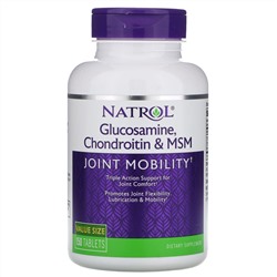 Natrol, Глюкозамин, хондроитин и MSM, 150 таблеток