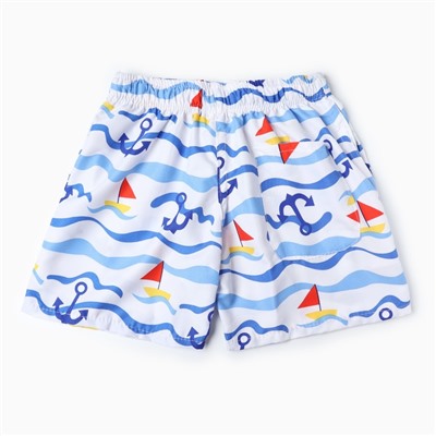 Купальные трусы детские MINAKU «Морские», рост 122-128 см