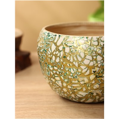 Ваза, 15×15×10.5 см, бамбук