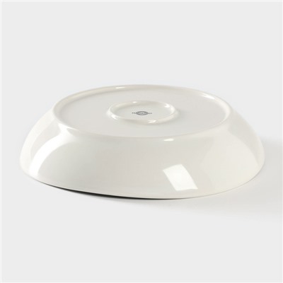 Салатник Magistro Ocean, 900 мл, фарфор, синий, белый