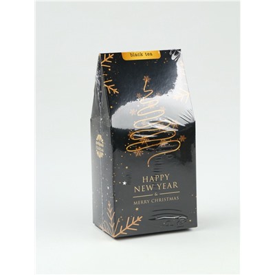 Чай черный новогодний подарочный «Золотая ёлка», 50 г