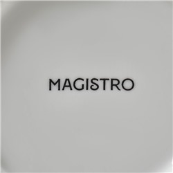 Салатник Magistro «Лакомка», 450 мл, d=15 см, фарфор, белый