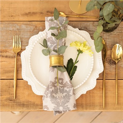 Набор салфеток «Этель» Classic, 30×40 см - 2 шт., 100% хлопок, рогожка 186 г/м²