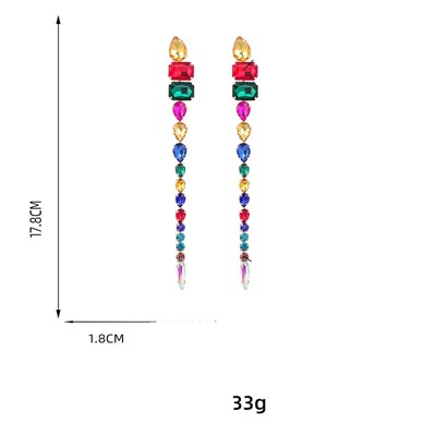 Серьги длинные на гвоздиках арт. 13 0965 (id 265489)