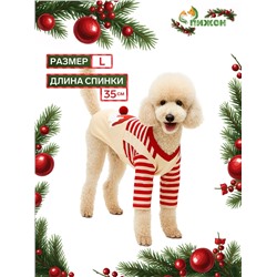 Футболка для животных Santa, размер L (ДС 35, ОГ 45 см)