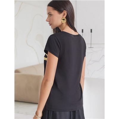 VILATTE Футболка D49.135