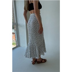 Юбка  ELEGANT002/05/Белый, черный