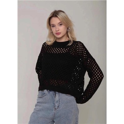 Лонгслив-сетка