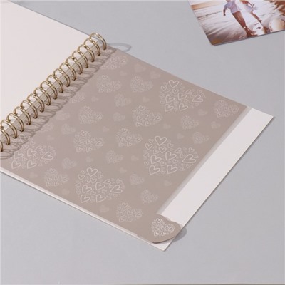 Фотоальбом на спирали 20 листов «Мы семья», объёмный элемент и 4 вкладки, 24×24 см