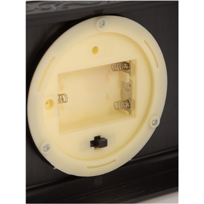 Светодиодная свеча в подсвечнике RISALUX «Дом со свечами», LED-ночник, 1.5 Вт, 3×ААА, 11×18×30 см