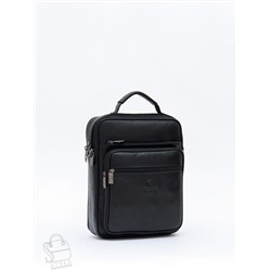 Сумка мужская кожаная 7905-4 black Fuzhinino