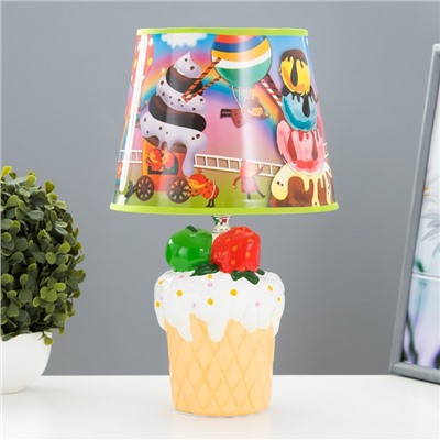 Настольная лампа «Пирожное» Е14 40 Вт МИКС 20×20×32.5 см RISALUX